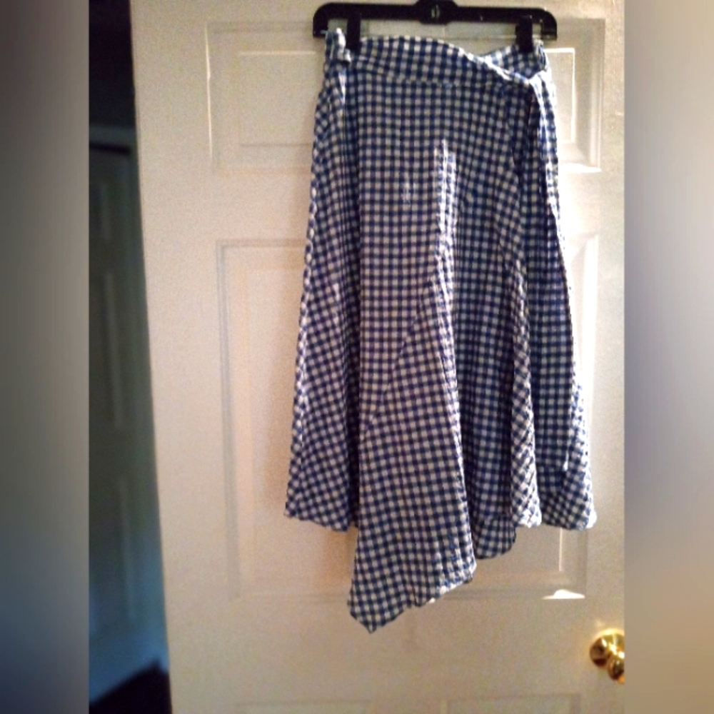 Anthropologie -Maeve Glenna Gingham Skirt